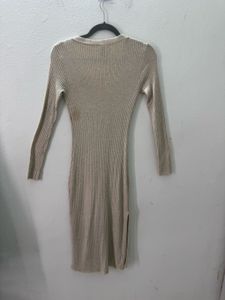 H&amp;M Beige Bodycon Dress 👗