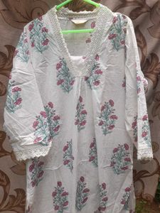 Floral Print Kurta