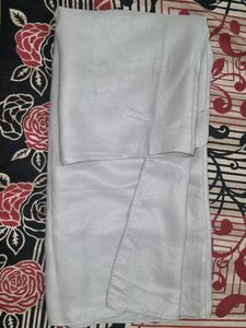 Silver Party Wear Shimmer SCARF/ HIJAB/ DUPATTA