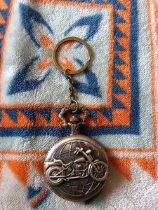 Harley davidson Pocket Watch Keychain