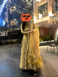 Elegant silk gown ( dupatta not available)