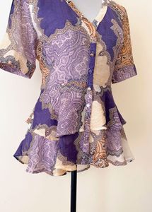 100% Cotton Bohemian Blouse