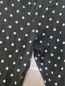 Polka Dot Palazzo Skirt