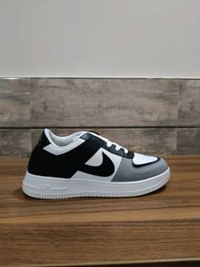 Stylish Black and White Sneakers