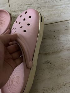 Pink Crocs