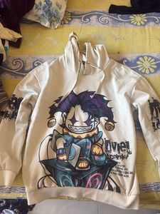 Anime Graphic Print Hoodie