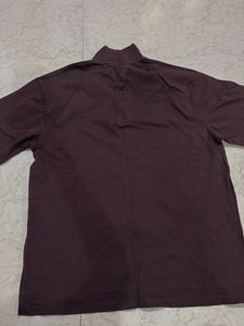 Dillinger Brown High Collar Polo Shirt