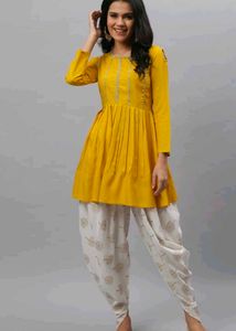 Yellow Embellished Top
