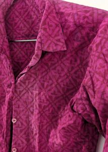 Pure cotton Handloom Shirt + Dress