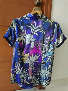 Floral Print Short Sleeve Shirt
