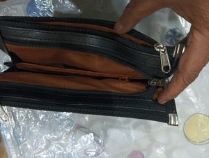Black Handbag with Matching Wallet