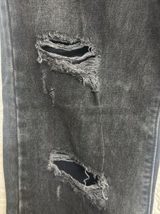 Ripped Wide Leg Jeans