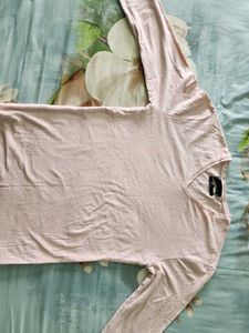 Pink V-Neck T-Shirt