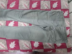 Green Casual Pants