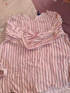 Striped Sleeve Top