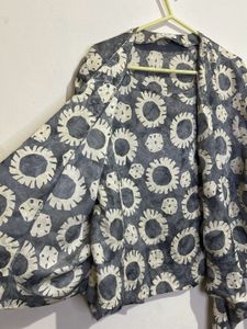 Stylish Tie-Front Blouse