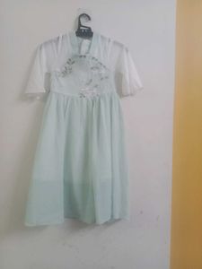 Cute Mint Green Girls Dress