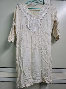 White Kurti