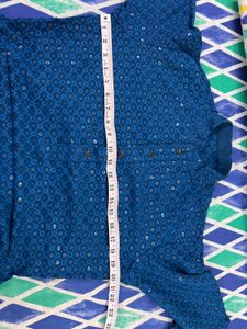 Blue sequin Kurta