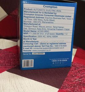 New Crompton Electric Iron