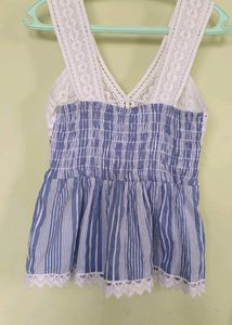 Pinteresty Sleeveless Lace Top