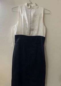 Black White Flower Dress