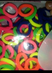 Colorful Hair Ties 50 Pice😍