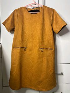 Tan T-Shift Dress