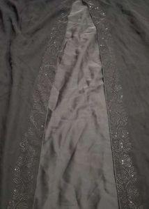 Elegant Black Abaya with Embellishments