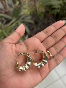 Westside studiowest gold hoop earrings