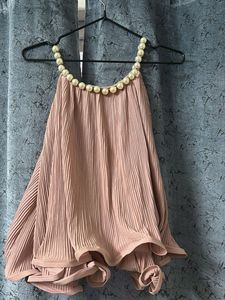 Pleated Pink top