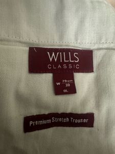 Will&#39;s Grey Striped Trousers