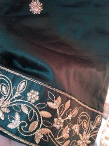 Green Embroidered Kurta With Pant And Dupatta