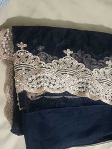 Elegant Black Saree