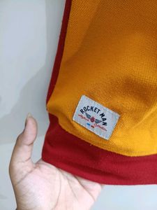 Mens Color Blocked T-Shirt casual bright