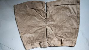 Cotton Khaki Short