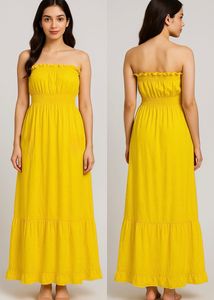 Yellow Tube Dress