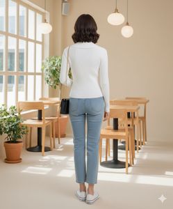 White zip top