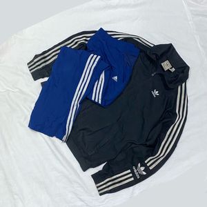 ADIDAS TRCK PANTS AND BOMBER JACKET