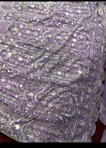 Heavy Sequins Work Gown With Dupatta And Pant