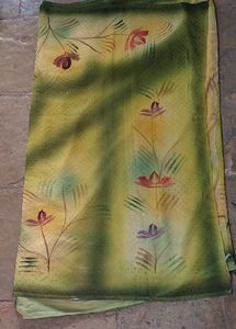 Green Designer Saree