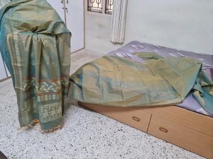 Organza Silk Dual Color Saree