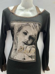 Light Glitter Fullsleeves Black Elegant Look