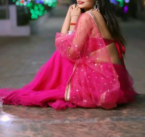 Rose Pink Lahnga Choli