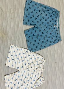 Combo Cute Printed Shorts (2-Pack)
