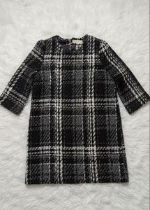 Tweed Plaid Dress