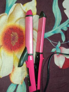 Straightner + Curler Duo 2in 1