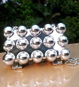 silver bubble clutch🩶