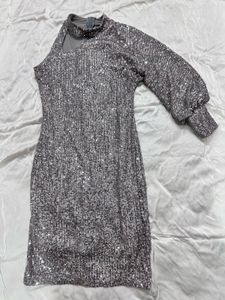 Sparkling Silver Party Dress