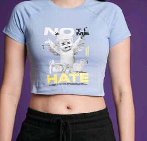 Cool Graphic Crop Top